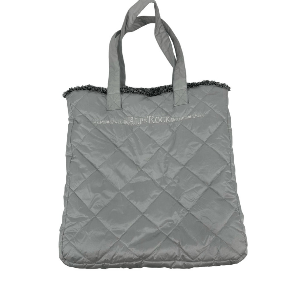 Alp n Rock Reversible Quilted Nylon Tote Grey